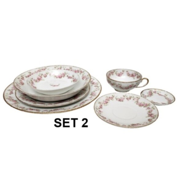 AntiqueCH Field Haviland Limoges GDA France Schleiger 195G 7pc Place Setting - Picture 6 of 8